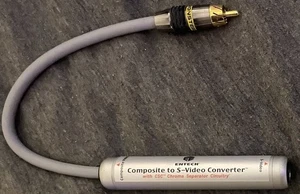 Composite to S-Video Transcoder Converter 240p 480i Entech CSVC-1 CRT PVM NES AV - Picture 1 of 3