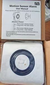 Nnew EverNary BW PIR-1T1 White Wireless Motion Sensor Alarm Free US Shipping - Picture 1 of 4