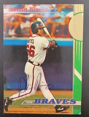 Melvin Nieves 1993 Topps Stadium Club Teams #28 Autographed - Image 1 of 2