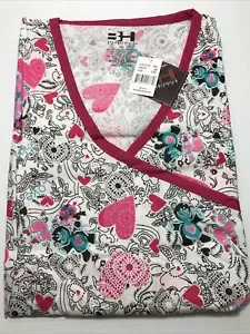 Uniformes Beverly Hills Talla Grande Top Exfoliante, Estilo #504W, Estampado #680, 3XL-5XL - Imagen 1 de 1