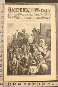 1873 CIRCO CARNAVAL DESFILE CIUDAD HISTÓRICA DISFRAZ MAURAND ARTE CUBIERTA SA34 - Imagen 1 de 1