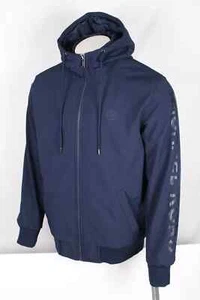 Michael Kors Men's Jacket Softshell Full Zip Hooded L Large Midnight Blue - Picture 1 of 5