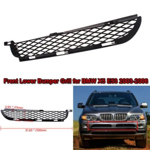 NEW Right Front Grilles Upper Bumper Mesh Grill For 2004~2006 BMW X5 E53 - Picture 1 of 6