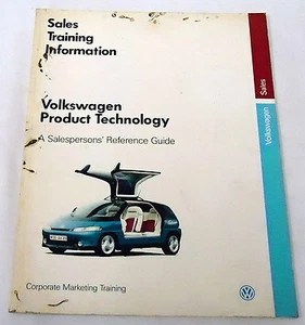 VOLKSWAGEN PRODUCT TECHNOLOGY Reference Guide VW Sales Training Information Book - Bild 1 von 1
