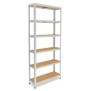 shelfplaza OFFICE 200x90x30 cm Schwerlastregal Büro Akten Hobby Lager Keller - Bild 1 von 6