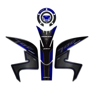 Kit Adesivi 3d moto Para Serbatoio compatibili Yamaha Tracer 700 2016 2019 Blu - Foto 1 di 4