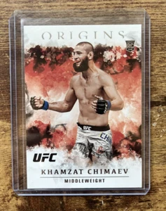 Khamzat Chimaev Card Origins #32 (RC) 2021 Panini Chronicles UFC Rookie - Picture 1 of 2