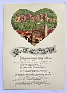 AK Liedkarte "Ich hab mein Herz in Heidelberg verloren" EBK Verlag ungelaufen - Bild 1 von 2