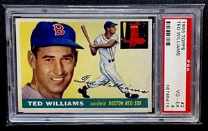 1955 Topps #2 Ted Williams PSA 4 Centered! Vivid Eye Appeal Iconic 3 HOF 5 Sox 6
