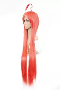 Gladiola Orange Red Long Length Anime Costume Wig - Picture 1 of 1