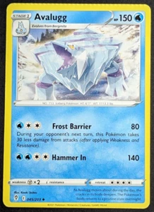 Avalugg Crimped Error NM 045/203 Evolving Skies Pokemon Card - Picture 1 of 2