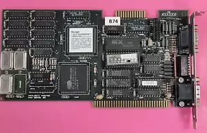 Maxlogic Cirrus 510/520 ISA 8 bits 256KB VGA Video Card DOS Retro Gaming #B74 - Picture 1 of 9