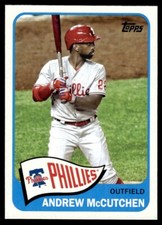 Andrew McCutchen 2021 Topps Series Two 2 1965 Throwback Card #T65-39