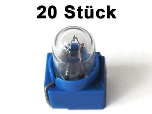 20 Stück Glühlämpchen Ø 5mm Birne 1,5 - 14 Volt Miniatur Lampe weiß Modellbau - Picture 1 of 6
