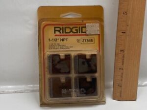 RIDGID 37845 1-1/2" NPT PIPE THREADING DIES RH 12-R O-R 11-R 111-R 00-R 31-A NEW