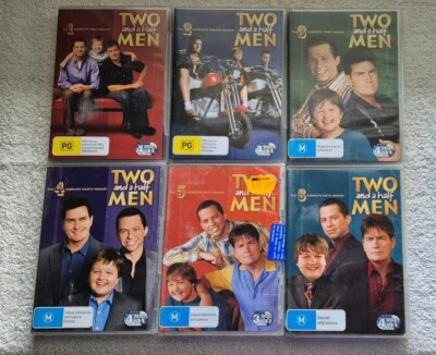 Two and a Half Men Season 1-6 DVD 1 2 3 4 5 6 Pre-owned S5 Sealed Unopened (S2) - Image 1 of 4