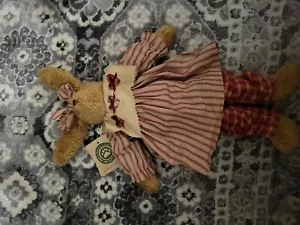 Boyd's Bears - Sangria 16 Zoll Hase Häschen Plüschtier Stofftier - mit Etikett  - Bild 1 von 3