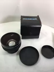 Original Original Weitumbau Objektiv x0,6 schwarz Kamera Objektiv Japan mit Abdeckung - Bild 1 von 10
