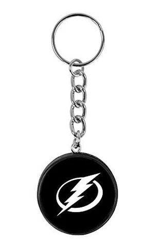 Tampa Bay Lightning NHL Mini Hockey Puck Team Logo Keychain Cover