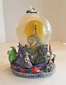 PESADILLA ANTES DE NAVIDAD Esto ES Halloween Iluminado GLOBO DE NIEVE MUSICAL Disney - Imagen 1 de 9
