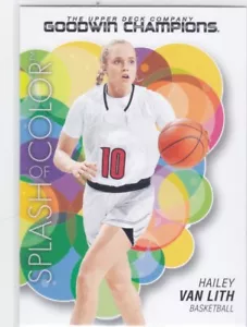 2023 UD GOODWIN CHAMPIONS..HAILEY VAN LITH..SPLASH OF COLOR..CARD # 111 - Bild 1 von 2