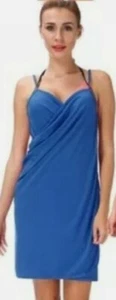 Vestito donna lungo da spiaggia mare, piscina, copri costume bagno, pareo - Foto 1 di 3