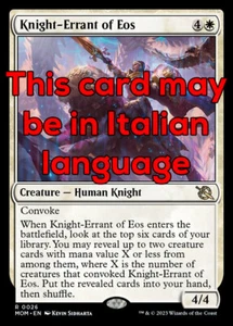 MTG KNIGHT-ERRANT OF EOS EXC - CAVALIERA ERRANTE DI EOS 26 - MOM - MAGIC - Imagen 1 de 1