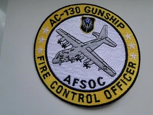 Aufnäher  AC-130  Gunship  Fire Control  Officer  ca 12,5  cm  - Picture 1 of 1
