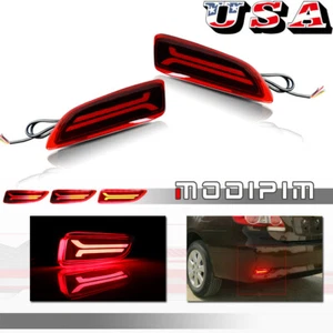 LED Rear Bumper Reflector Brake Fog Light Lamp For Toyota Corolla 2011 2012 2013 - Foto 1 di 12
