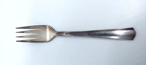Victor S Co placca argento forchetta antica vintage da collezione 6" DS 4 denti - Foto 1 di 5