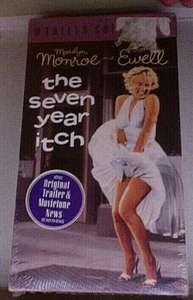 Still factory SEALED VHS tape 1955 The Seven Year Itch Marilyn Monroe Tom Ewell - Picture 1 of 3