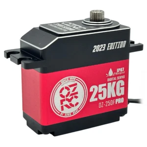 OZRC Coreless 25kg HV Metal Gear Water Proof Steering Servo 25T Red - Picture 1 of 3