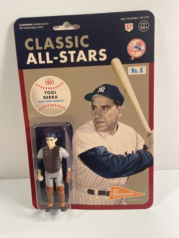 Yogi Berra Action Figure Classic All-Stars 1951 NY Yankees Cover