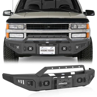 Full-Width Front Bumper for 1988-1998 Chevrolet GMC Sierra C/K 1500 2500 3500 - Image 1 of 4