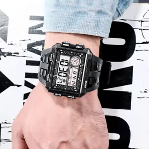 Reloj de pulsera militar digital para hombre pantalla LED deportes cara grande impermeable - Imagen 1 de 14
