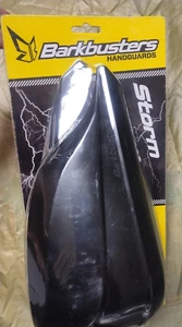 Barkbusters Storm Plastic Guards. Motorcycle handle guard only. STM-003 Black - Foto 1 di 8