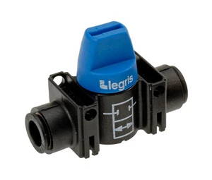 Legris 2/2 In Line Mini Ball Valves with Push In Fittings 4mm - 12mm 7910 - Picture 1 of 3
