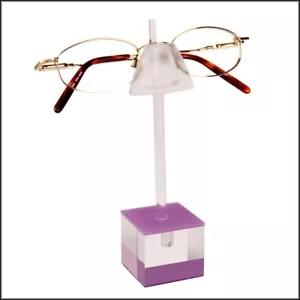 Optical Display - d3.PUR - Single Cubic Eyewear Display in Purple - Picture 1 of 1
