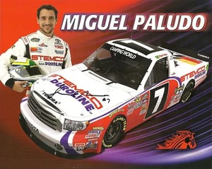 2011 MIGUEL PALUDO #7 STEMCO NCWTS POSTCARD SIGNED - Picture 1 of 2