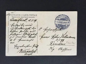 D GERMAN S.W. AFRICA FIELD POST POSTCARD TO GERMANY - Picture 1 of 2