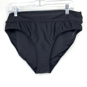 Caribbean Joe Badeanzug Bikinihose Damen Größe 16 Schwarz Mid Rise  - Bild 1 von 6