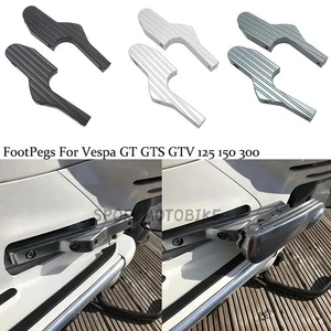 estriberas extendidas de extensión de pasajero para Vespa GT GTS GTV 125 150 300 - Imagen 1 de 10