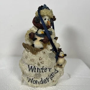 BOYDS BEAR FOLKSTONE BJORN WITH NILS & SVEN CHRISTMAS ORNAMENT RARE ED 1E 25654 - Picture 1 of 6