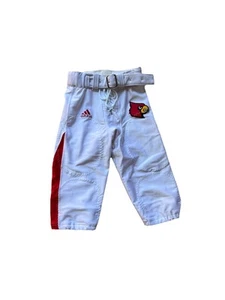 Adidas Louisville Cardinals NCAA Football Game Worn / Issued Pants Size 26 06 - Picture 1 of 4
