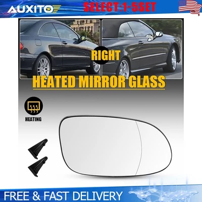 Espejo retrovisor derecho térmico lado derecho apto para Mercedes-Benz CLK350 CLK550 CLK63 AMG 1-5X Foto 1 de 4