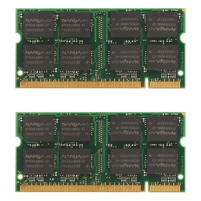 2X Mémoire DDR 1 GB pour Ordinateur Portable  SODIMM DDR 333 MHz PC 2700 207497 - Photo 1/4