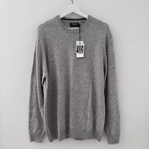 Debenhams “The Collection” Mens Lambs Wool Blend Pullover Sweater - Large NEW - Picture 1 of 13