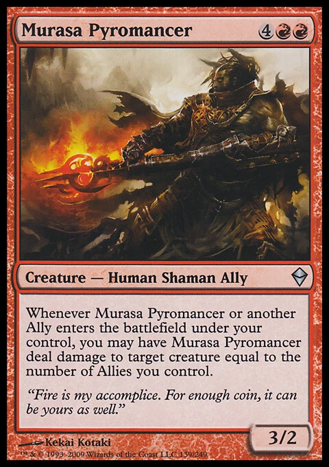 Magic the Gathering MTG Murasa Pyromancer (139) Zendikar   LP - Image 1 of 1