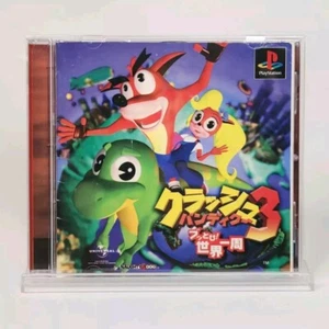 Crash Bandicoot 3: Warped Naughty Dog PS 1 Games Playstation 1 Japan Import - Picture 1 of 13