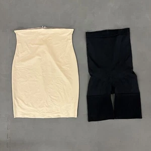 Spanx Damen 3X Halbslip Nude & Hohe Taille Power Shorts Schwarz FS Charity - Bild 1 von 10